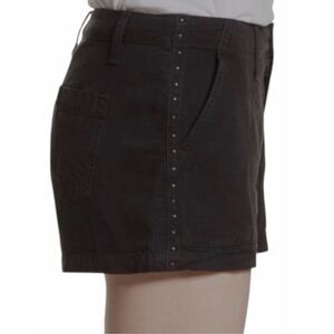 JOIE ANTHROPOLOGIE Women’s Wilama Studded Linen Lyocell Shorts Black Size 4